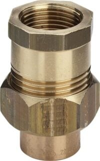 Rotguss Rohrverschraubung 94330 G 28x1, pro Stück