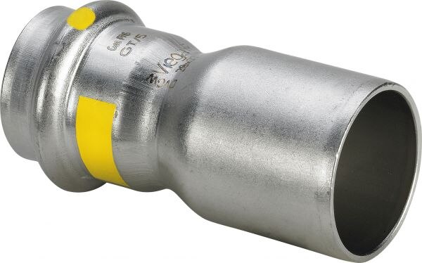 Reduzierstück SANPRESS INOX G 0215.1 28x22mm 487157 aus Edelstahl rostfrei