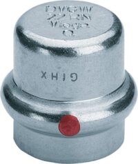 Verschlusskappe PRESTABO 1156, 643584 15mm, aus unlegiertem Stahl