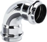 Ablaufbogen VIEGA 5696, 622329 90 Grad m.2 Muffen und O-Ringen, DN 32,vchr