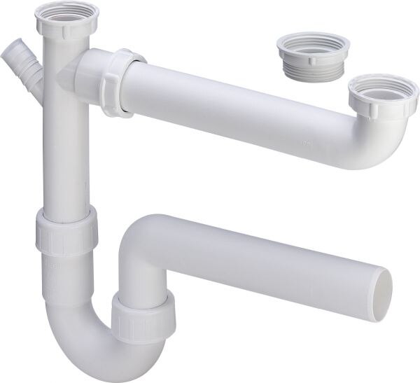 Ablaufverbindung VIEGA 79485 110536 11/2"x50x90-310, mit waagerecht Abg., Kunstst.