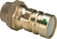 Viega Übergangsstück mit SC Geopress 9613.4TW in 50x50mm Rotguss