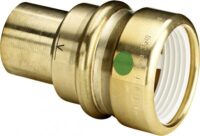 Viega Einsteckstück mit SC Geopress 9615.1TW in 50x42mm Rotguss