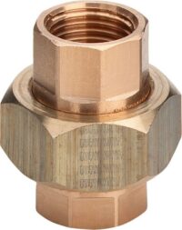 Viega Rohrverschraubung 3330 flachdichtend in Rp1/4 x Rp1/4 Rotguss