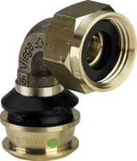 Winkelverschraubung RAXOFIX 5311, 646387 16x1/2, aus Rotguss mit SC-Contur flachdi pro Stück