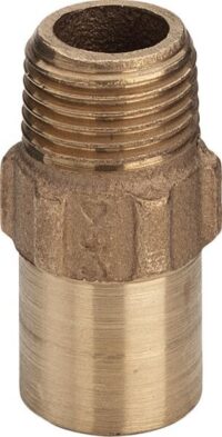 Rotguss Doppelnippel 94280 G 22x1/2, pro Stück