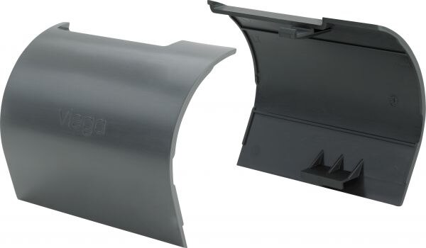 Viega Deckel 4995.91 in DN50 Kunststoff grau