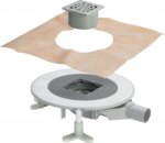 Badablauf ADVANTIX TOP 669256 4914.20 DN 50 mit Aufsatz 100x100mm Rahmen a Es