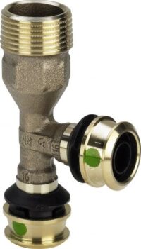 T-Stück RAXOFIX 5326.4, 647636 3/4x16x16 aus Rotguss mit SC-Contur und R-AG, pro Stück