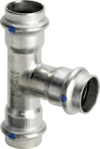 Viega T-Stück mit SC Sanpress Inox 2318LF in LABS-frei in 54mm