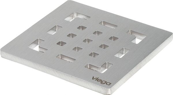 Rost VISIGN RS2 VIEGA 4928.2, 492298 94x94mm, aus Edelstahl massiv