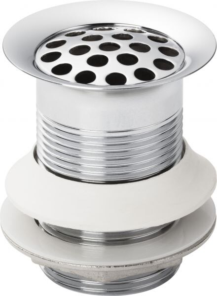 Schaftventil VIEGA 5216.1 112936 11/4"x60x70mm, mit Sieb, ohne Ueberl., verchr