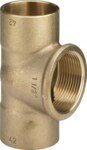 Rotguss-T-Stück 94130 G 22x3/4x22, IG, pro Stück