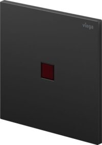 Viega Urinal Betätigungsplatte VfM 200 8620.2 aus Kunststoff in schwarz matt