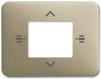 Busch-Jaeger Zentralplatte Schalter glänzend 6108/61-260 palladium diverse Symbole