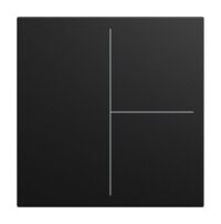 Busch-Jaeger Tastwippe KNX free@home schwarz LFW/A.3.55.11-915 matt Kunststoff Thermopl