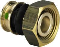 Verschraubung RAXOFIX 5329, 647872 20mm, aus Rotguss mit SC-Contur für Stecksitz p St.