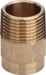 Rotguss-Übergangsnippel 94243 G 35x1, pro Stück
