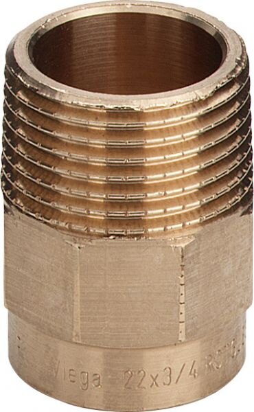 Rotguss-Übergangsnippel 94243 G 35x1, pro Stück