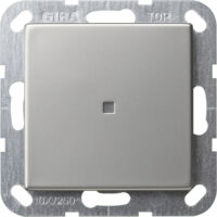 GIRA Kontroll-Wippschalter Taster glz UP System 55 0122600 IP20 2p 1f