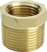 Rotguss-Reduzierstück 3241 3/4x3/8" DVGW, mit Mehrkant