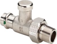 Ruecklaufverschraubung VIEGA 2272.2 1/2x15, Durchgangsform, 326364,für Heizung