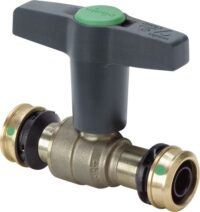 Bild vom Produkt: VIEGA Kugelhahn mit SC Easytop 5375 in 25mm Siliziumbronze