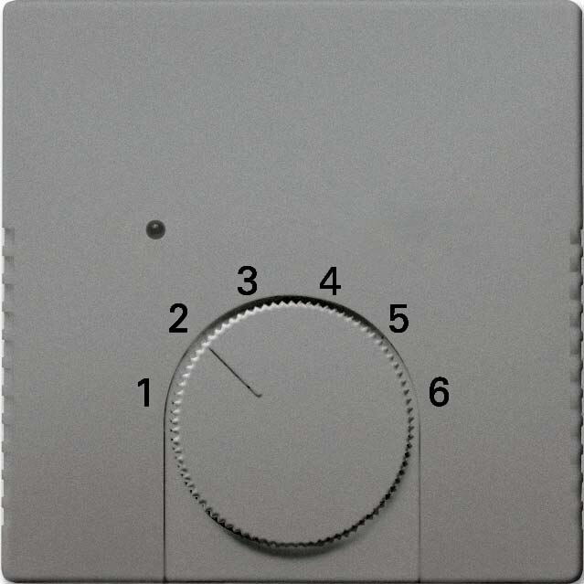 Busch-Jaeger Busch-Jaeger Zentralplatte Raumtemp grau Reflex SI 1795 HK-803 metallic
