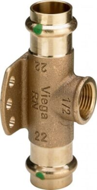 Wandscheiben-T-Stück SANPRESS 2217.3 625726, 22x1/2x22mm