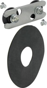 Befestig.-Set VIEGA Mod.2235.95, 609078 hinten, zu Geradsitzventilen, aus Rotguss