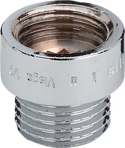 Rotguss-Verlaengerung 3526 1/2x25, verchromt