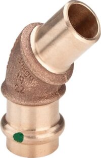 Bogen SANPRESS 45 Grad IxA 2226.1,191825 54mm aus Rotguss