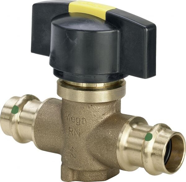 Viega Viega Freiflussventil mit SC Easytop 2278 in 15mm Siliziumbronze
