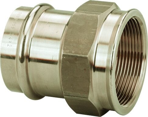 Viega Übergangsstück Seapress 0312 in 42mm x Rp1 1/2 CuNiFe