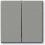 Busch-Jaeger Wippe Serien Schalter grau 6736 FoH-803 glänzend