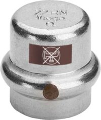 Viega Kappe mit SC Temponox 1756 in 18mm Stahl nichtrostend