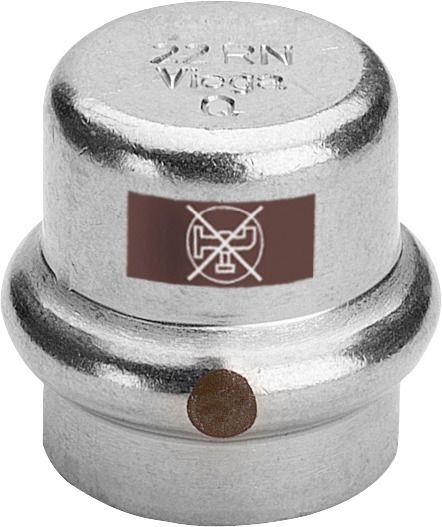 Viega Viega Kappe mit SC Temponox 1756 in 18mm Stahl nichtrostend