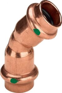 Viega Bogen 45 Grad mit SC Profipress 2426 in 14mm Kupfer