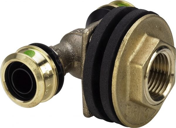 Doppelwanddurchfuehrung RAXOFIX 5332.81 16x1/2x3/4x25mm 647735 Rg, gerade pro Stück