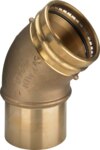 Viega Bogen 45 Grad mit SC Sanpress 2226.1XLLF in LABS-frei in 108,0mm Rg