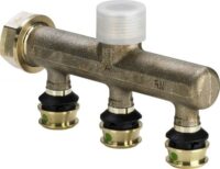 Verteiler RAXOFIX 5326.07, 645601 16x3/4x3 aus Rotguss mit Pressanschl. pro Stück