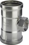 Viega T-Stück SC Sanpress Inox 2317.2LF in LABS-frei in 108,0mmxRp3/4x108,0mm