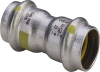 Muffe SANPRESS INOX G 0215 35mm 487003 aus Edelstahl rostfrei