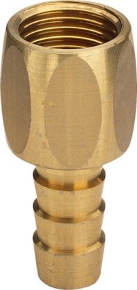 Bild vom Produkt: Schlauchtuelle aus Messing 1/2"x1/2" mit Innengewinde blank