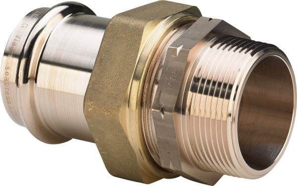 Viega Verschraubung Seapress 0365.5 in 15mm x NPT1/2 CuNiFe