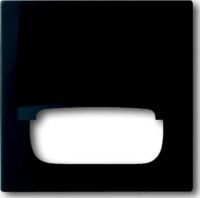 Busch-Jaeger Zwischenrahmen schwarz 50x50mm impuls 1746-775 Klappdeckel