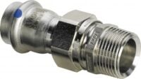 Viega Verschraubung mit SC Sanpress Inox in 2365LF in LABS-frei in 22mm x G1/2