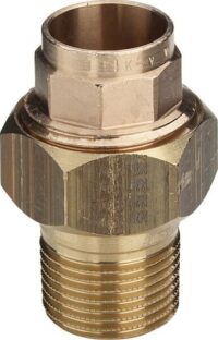 Rotguss Rohrverschraubung 94331 G 15x1/2, pro Stück