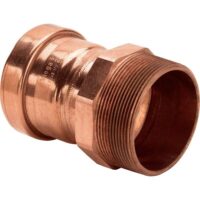 Übergangsstück VIEGA 2411XL 64,0x21/2 577674,aus Kupfer, mit Mehrkant und AG, für Wasser