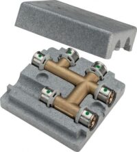 Kreuzungs-T-Stück VIEGA 2149 409296 20x16x20mm mit Pressanschl messing
